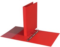 Ringband Quantore A4 4-rings D-mech 20mm PP rood