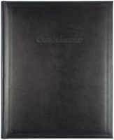 Condoleancealbum Kangaro 260x210mm zwart