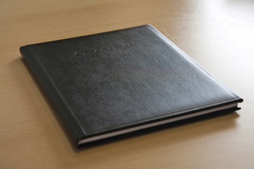 Condoleancealbum Kangaro 260x210mm zwart-3