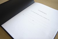 Condoleancealbum Kangaro 260x210mm zwart-1