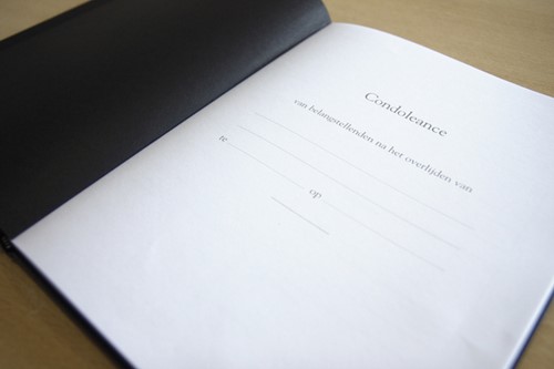 Condoleancealbum Kangaro 260x210mm zwart-1