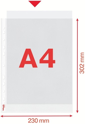 Showtas Esselte standaard 0,07mm PP A4 100 stuks-10