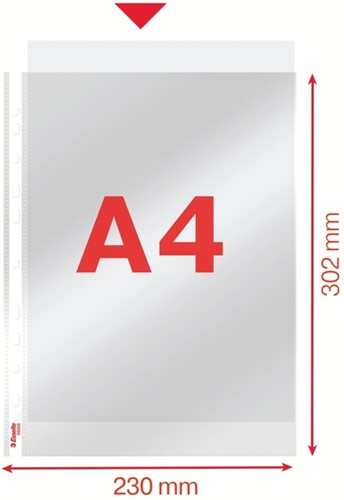 Showtas Esselte copy safe 0.06mm PP A4 glashelder 100 stuks-8