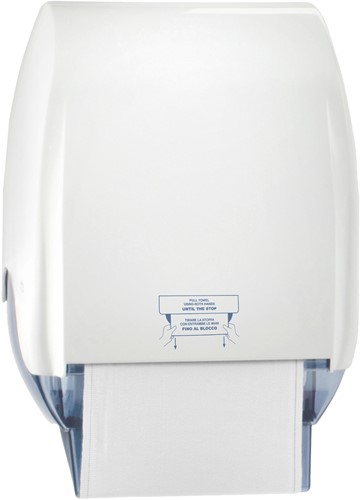 Handdoekroldispenser non woven kunststof wit