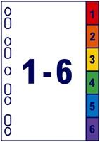 Tabbladen Avery Indexmaker 9-gaats 6-delig wit-3