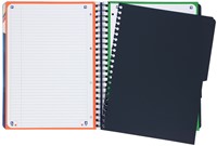 Projectboek Oxford School A4+ lijn 4-gaats 240 pagina's 80gr blauw-1