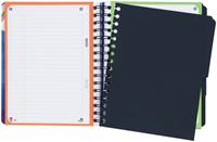 Projectboek Oxford School A5+ lijn 6-gaats 240 pagina's 80gr blauw-3