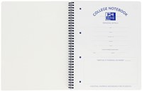 Collegeblok Oxford A4+ ruit 5x5mm 4-gaats 180 pagina's 80gr zwart-3