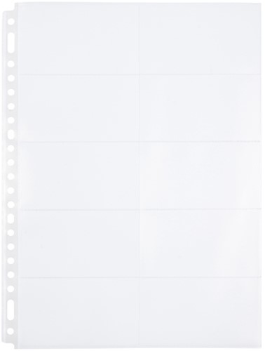 Showtas Multo 23-gaats A4 235x312mm PP voor 10 visitekaartjes 10 stuks-3