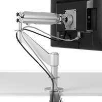 Monitorarm R-GO Caparo 3 Pro zilvergrijs-2