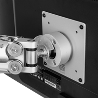 Monitorarm R-GO Caparo 3 Pro zilvergrijs-3