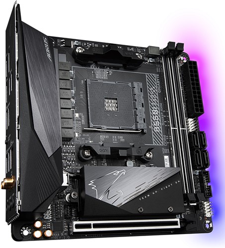 GIGABYTE B550I AORUS PRO AX moederbord AMD B550 Socket AM4 mini ITX-3