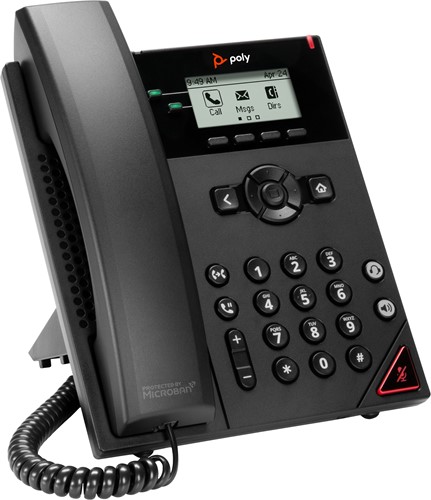 HP Poly VVX 150 2-lijns IP-telefoon met PoE-ondersteuning-2