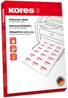 Etiket Kores 105x35mm wit 2100stuks