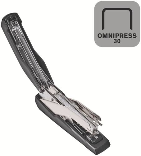 Nietmachine Rapid SO30 fullstrip 30 vel 24/6 zwart/rood-1