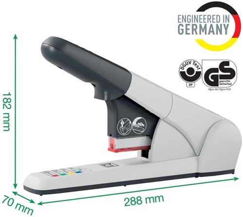 Nietmachine Leitz Heavy Duty 80 vel zilver-5