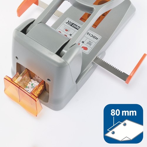 Perforator Rapid Supreme HDC150/2 heavy duty 2-gaats 150 vel zilver/oranje-6