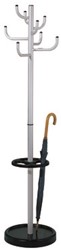 Kapstok Kerkmann Sierra staand Alu-zilver/zwart