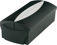 Visitekaartenbak Han ca 500 visitekaartjes zwart