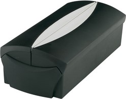 Visitekaartenbak Han ca 500 visitekaartjes zwart