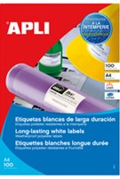 Etiket Apli 210x297mm weerbestendig wit 100stuks-2