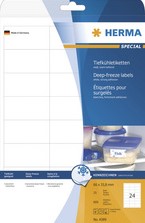 Etiket HERMA 4388 38,1 x 21,2 mm diepvries wit 1625 stuks 