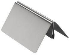 Folderstandaard RVS 100x50x58mm