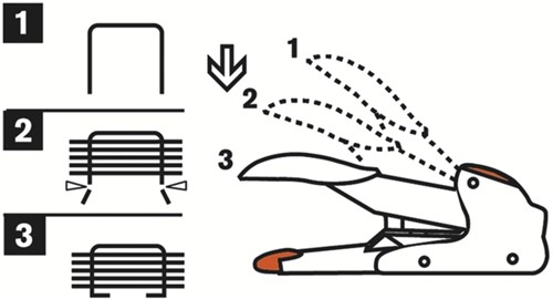 Nietmachine Rapid Supreme duax heavy duty 170 vel zilver/oranje-7