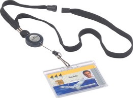 Afrolmechanisme Durable 8223 met textielband 80cm zwart p/10