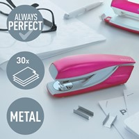 Nietmachine Leitz NeXXt Wow metaal 30 vel roze-1