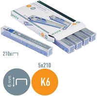 Nieten Leitz cartridge K6 26/6 5x210 stuks-6