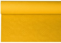 Tafelkleed Damast rol 100cmx50m 40gr geel