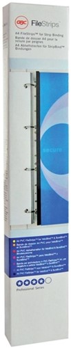 Filestrip GBC 21-gaats A4 transparant 100stuks-2