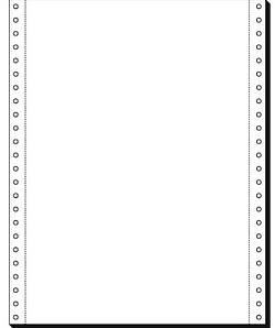 Computerpapier Exacompta 240x11" blanco LP 2V 56/57gr 1000vel