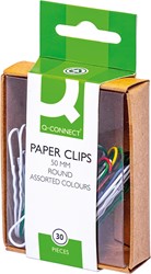 Paperclip Q-Connect 50mm assorti 30stuks