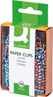 Paperclip Q-Connect 28mm assorti 100stuks