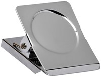 Papierklem MAUL magnetisch vierkant 40mm capaciteit 25mm zilver (OUTLET op=op)