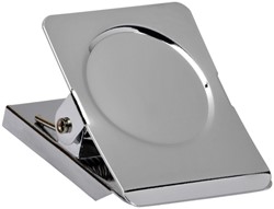 Papierklem MAUL magnetisch vierkant 40mm capaciteit 25mm zilver (OUTLET op=op)