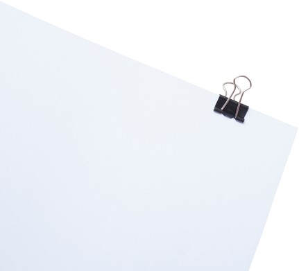 Papierklem MAUL 213 foldback 19mm zwart 12 stuks-1