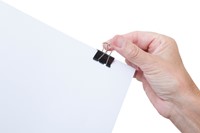 Papierklem MAUL 213 Foldback 25mm zwart 12 stuks-3