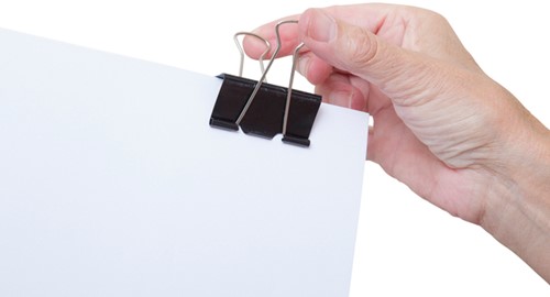 Papierklem MAUL 213 foldback 50mm zwart 12 stuks-2