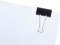 Papierklem MAUL 213 foldback 50mm zwart 12 stuks-3