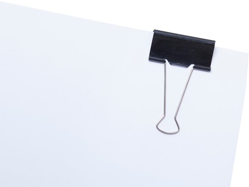 Papierklem MAUL 213 foldback 50mm zwart 12 stuks-3