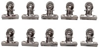 Papierklem MAUL Bulldog 30mm capaciteit 10mm zilver 10 stuks-4