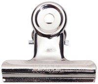 Papierklem MAUL Bulldog 50mm capaciteit 20mm zilver 10 stuks