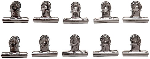 Papierklem MAUL Bulldog 50mm capaciteit 20mm zilver 10 stuks-4