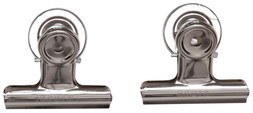 Papierklem MAUL Bulldog met magneet 52mm capaciteit 20mm zilver 2 stuks (OUTLET op=op)-6