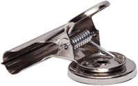 Papierklem MAUL Bulldog met magneet 52mm capaciteit 20mm zilver 2 stuks (OUTLET op=op)-2
