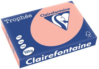 Kopieerpapier Trophee 1243 A4 120gr perzik 250vel