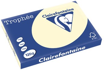 Kopieerpapier Trophee 1302 A3 120gr creme 250vel